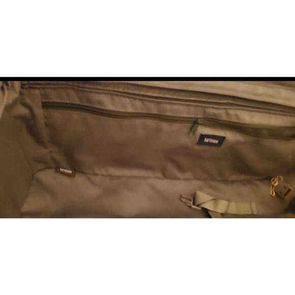 HARTMANN 21' Tweed & Leather Rolling Luggage Bag - Picture 9 of 11
